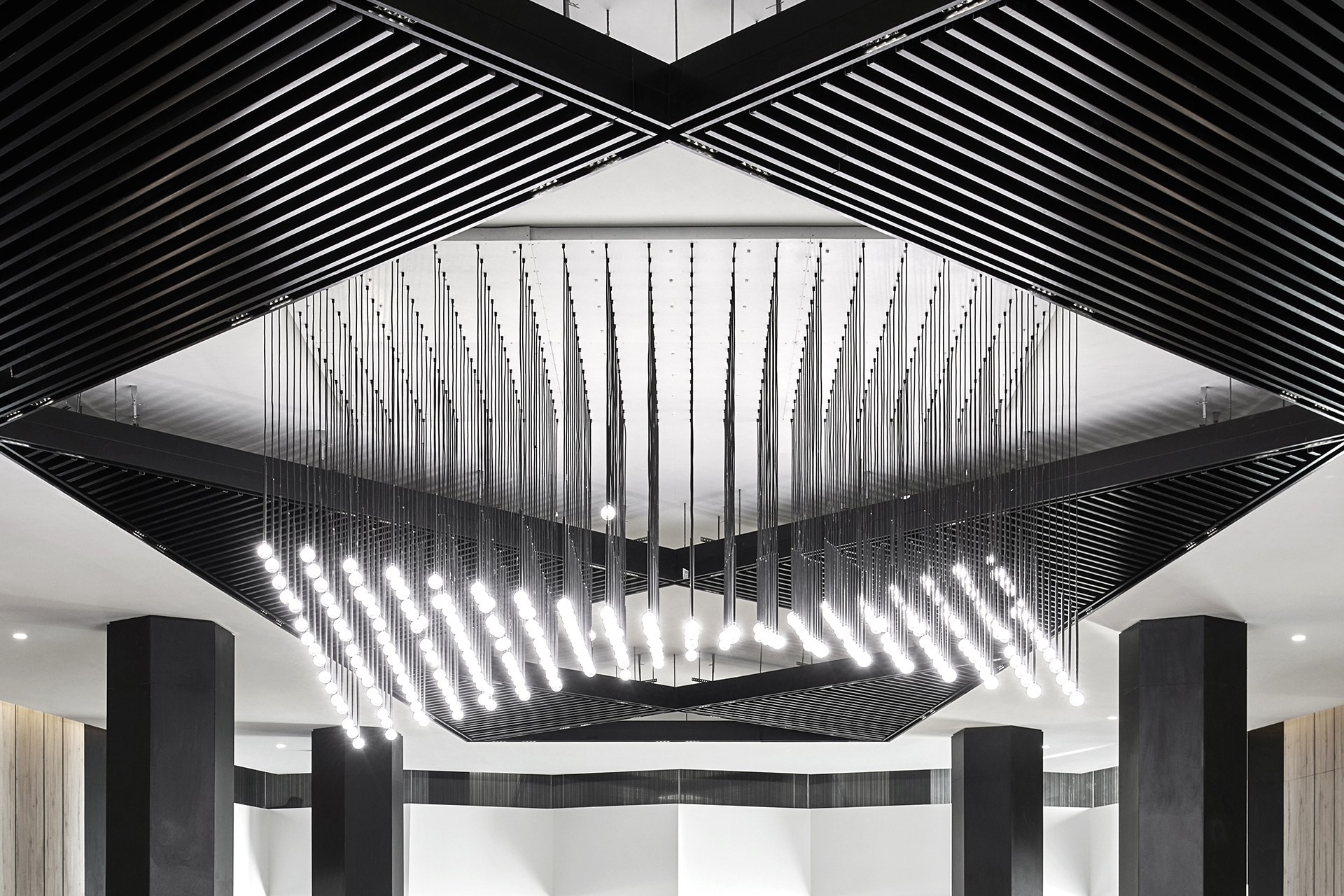 Ceiling lighting and structure